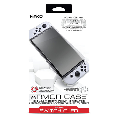 Nyko Armor Case for Nintendo Switch OLED Clear - GameShop Malaysia