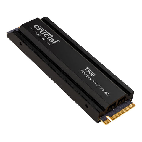 Crucial T500 PCIE Gen 4 NVMe M.2 SSD With Heatsink