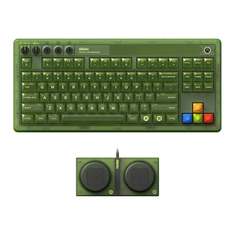 8BitDo Retro 87 Mechanical Keyboard Xbox Edition for Windows and Android