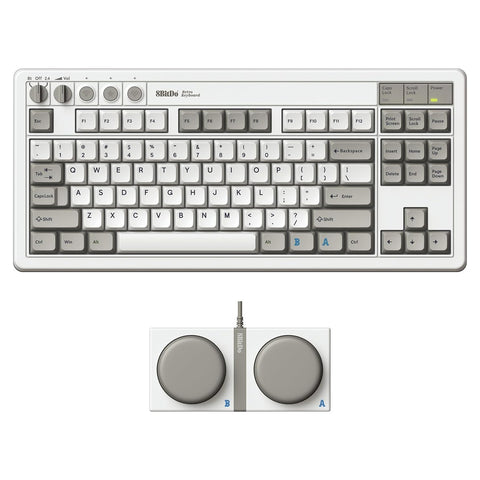 8Bitdo Retro Wireless Mechanical Keyboard Windows and Android M Edition - GameShop Malaysia